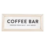 Coffee Bar Wood Sign