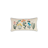 Botanica Embroidered Lumbar Pillow