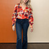 A Splash Of Floral Blouse