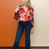 A Splash Of Floral Blouse